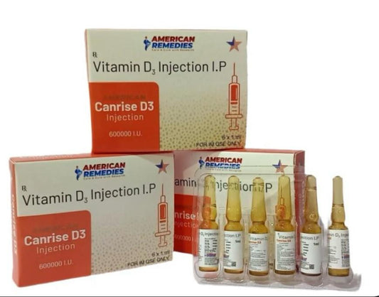 Cholecalciferol Vitamin D3 Injection 6X 1ml