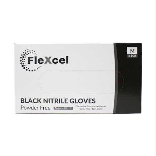 Gloves Black Nitrile